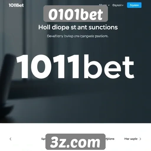 Acessibilidade e interface do usuário no 0101bet