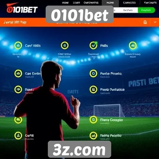 Principais recursos do site 0101bet